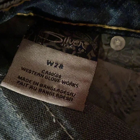 Silver jeans crop size 28 - Picture 8 of 8